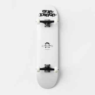 ein Stück Skatebord weiß Skateboard