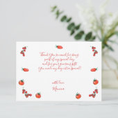 Ein Stück Spaß, erster Geburtstag Dankeskarte (Stehend Vorderseite)