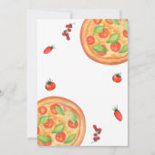 Ein Stück Spaß, erster Geburtstag Einladung (Rückseite)