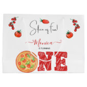 Ein Stück Spaß, erster Geburtstag Große Geschenktüte (Rückseite)