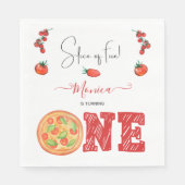 Ein Stück Spaß, erster Geburtstag Serviette (Vorderseite)