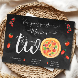 Ein Stück Spaß, zweiter Geburtstag Einladung