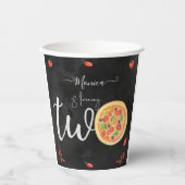 Ein Stück Spaß, zweiter Geburtstag Pappbecher (Vorderseite)