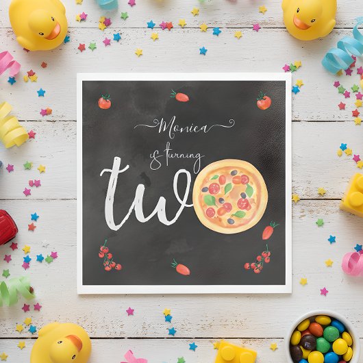 Ein Stück Spaß, zweiter Geburtstag Serviette