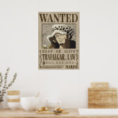 Ein Stück Trafalgar Law gewollt Poster (Küche)