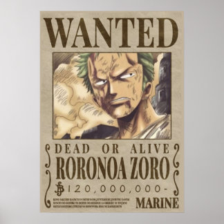 Ein Stück Zoro 2. gewollt Poster