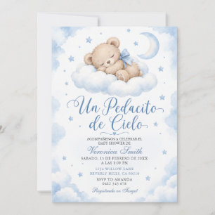 Ein Stückchen Himmel Baby Shower Einladung