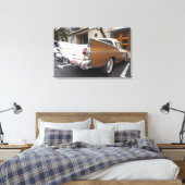 Ein Studebaker Silver Hawk Classic Car geparkt auf Leinwanddruck (Insitu (Schlafzimmer))