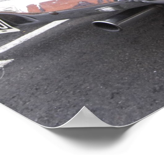 Ein Studebaker Silver Hawk Classic Car geparkt auf Poster (Ecke)