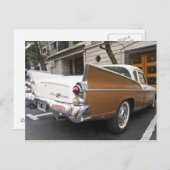 Ein Studebaker Silver Hawk Classic Car geparkt auf Postkarte (Vorne/Hinten)