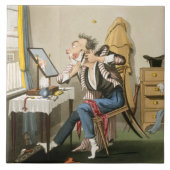 Ein stumpfes Rasiermesser, Kneipe. durch Jagd 1827 Fliese (Vorderseite)