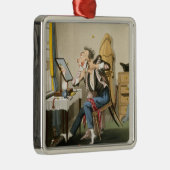 Ein stumpfes Rasiermesser, Kneipe. durch Jagd 1827 Silbernes Ornament (Rechts)