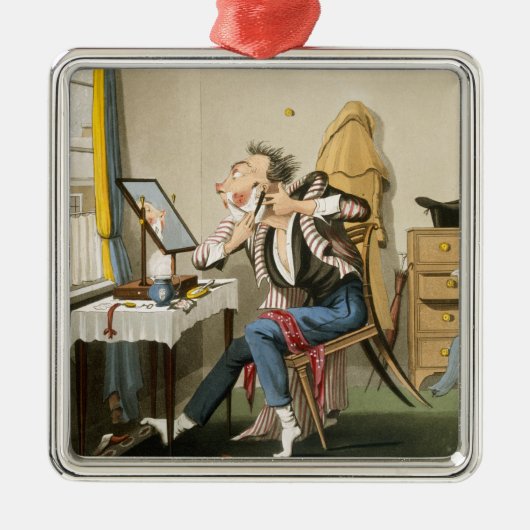 Ein stumpfes Rasiermesser, Kneipe. durch Jagd 1827 Silbernes Ornament (Vorne)