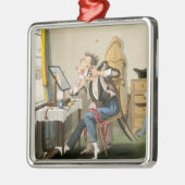 Ein stumpfes Rasiermesser, Kneipe. durch Jagd 1827 Silbernes Ornament (Links)