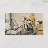 Ein stumpfes Rasiermesser, Kneipe. durch Jagd 1827 Visitenkarte (Rückseite)