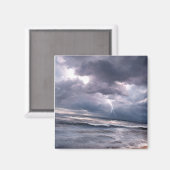 Ein Sturm auf See Magnet (Vorderseite/Rückseite)