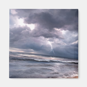 Ein Sturm auf See Magnet
