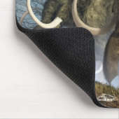 Ein Sturm der Mammuts Mousepad (Ecke)