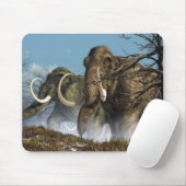 Ein Sturm der Mammuts Mousepad (Mit Mouse)