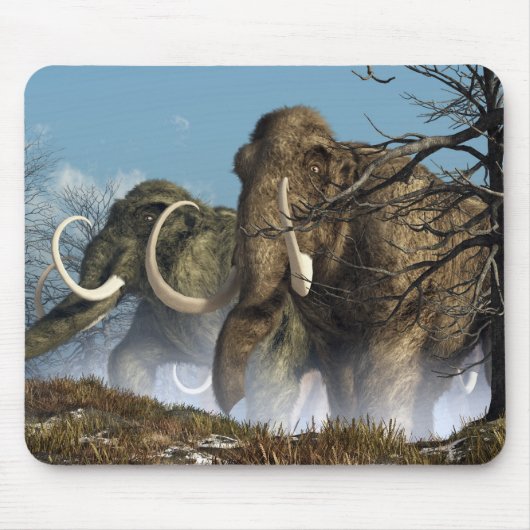 Ein Sturm der Mammuts Mousepad (Vorne)