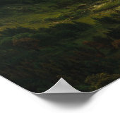 Ein Sturm im Rocky Mountains, Bierstadt Poster (Ecke)