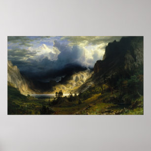 Ein Sturm im Rocky Mountains, Rosalie [1866] Poster