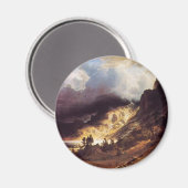 Ein Sturm in den Felsen, Bierstadt Albert Magnet (Vorderseite/Rückseite)