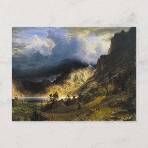 Ein Sturm in den Rocky Mountains, Mount Rosalie Postkarte