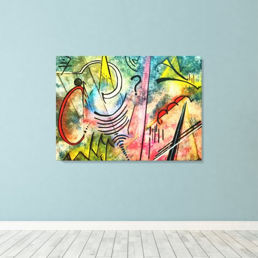 Ein Sturm Leinwanddruck (Insitu (Holzboden))