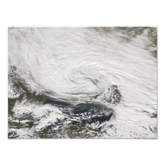 Ein Sturm über dem Schwarzen Meer und dem Meer von Fotodruck (Vorne)