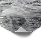 Ein Sturm über Neuseeland Poster (Ecke)