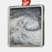 Ein Sturm über Neuseeland Silbernes Ornament (Links)