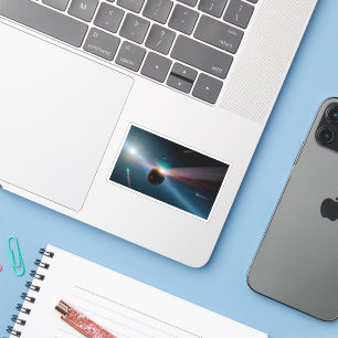 Ein Sturm von Kometen im Eta Corvi-System. Aufkleber