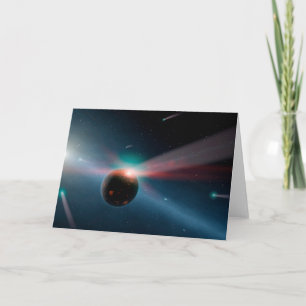 Ein Sturm von Kometen im Eta Corvi-System. Karte