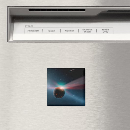 Ein Sturm von Kometen im Eta Corvi-System. Magnet (In Situ (Geschirrspüler))