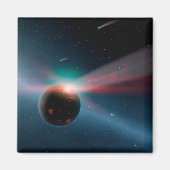 Ein Sturm von Kometen im Eta Corvi-System. Magnet (Vorne)