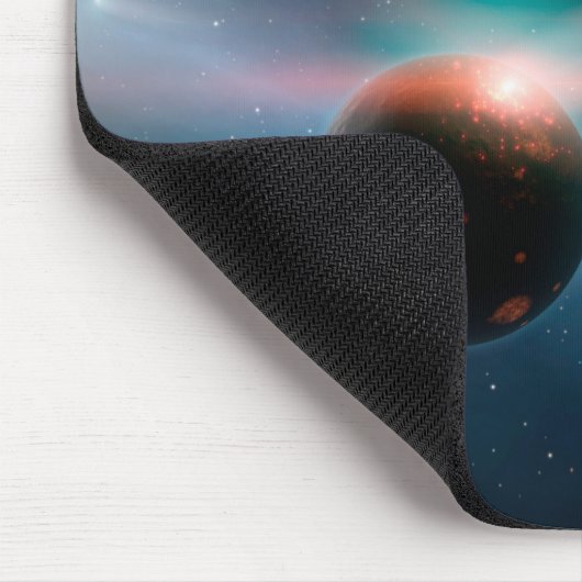 Ein Sturm von Kometen im Eta Corvi-System. Mousepad (Ecke)