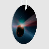 Ein Sturm von Kometen im Eta Corvi-System. Ornament (Vorderseite)