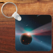 Ein Sturm von Kometen im Eta Corvi-System. Schlüsselanhänger (Vorderseite)