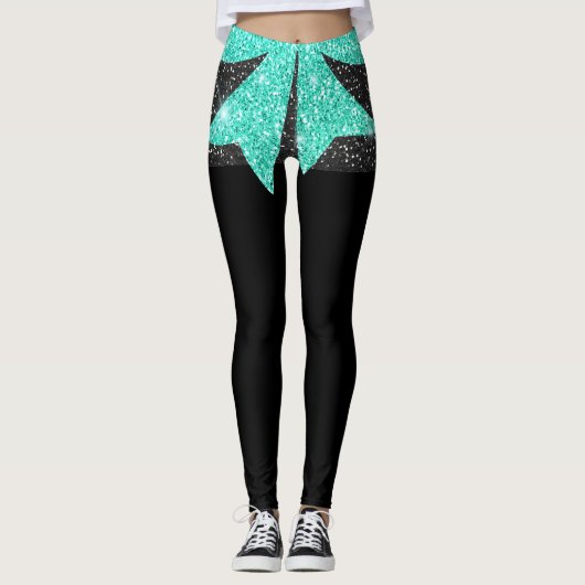Ein subtiles bisschen Bling Pop Fashion Leggings (Vorderseite)