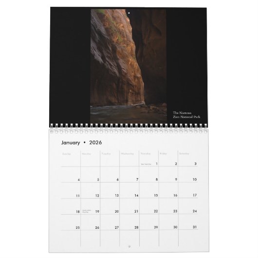 Ein Südwestporträt Kalender (Jan 2026)