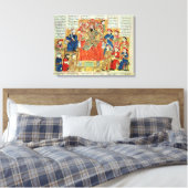Ein Sultan und sein Gericht Leinwanddruck (Insitu (Schlafzimmer))