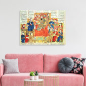 Ein Sultan und sein Gericht Leinwanddruck (Insitu (Wohnzimmer))