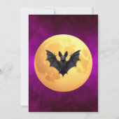 Ein Summen von Schatten Hexen-Halloween-Party Einladung (Rückseite)