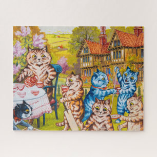 Ein Summer Tee Party von Louis Wain Puzzle
