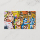 Ein Summer Tee Party von Louis Wain Visitenkarte (Vorderseite)