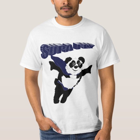 Ein supa dupa fliegender Typ T-Shirt (Vorderseite)