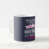 Ein super niedlicher Mathe-Lehrer Kaffeetasse (Vorderseite Links)