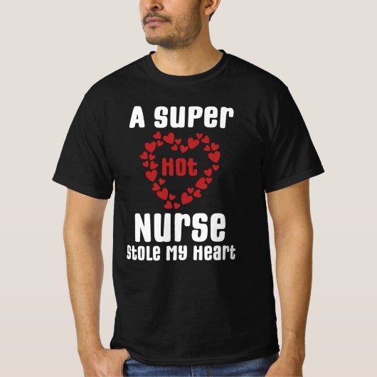 Ein superheißes Nurse gestohlen mein Herz Funny Sp T-Shirt (Vorderseite)
