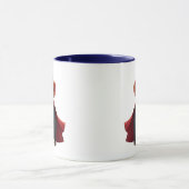 Ein Superheld-Affenbaby mit seinem Umhang. Tasse (Zentrum)